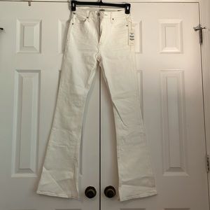 Citizens of Humanity High Rise Bootcut Jeans, White